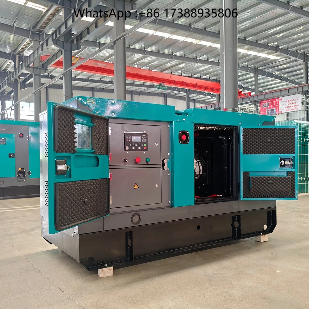 Noiseless Enclosed  Generator Set Complete Accessories For Industrial Project Power Solution