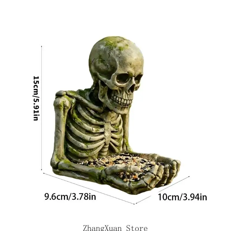 Originales, totenkopfförmiges Bewässerungsgerät für Wildtiere aus robustem Kunststoff für Yard Accent 3XUF – Detail 6
