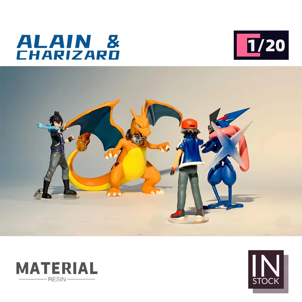 

[In Stock] 1/20 Scale World Figure [ACE] - Alain & Charizard