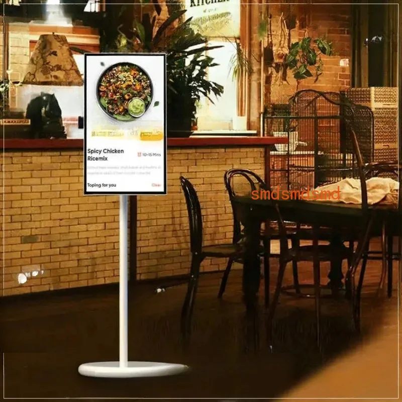 27 Inch Touch Screen Smart Monitor | All-In-One Portable TV with Wheels & Stand, Battery Powered for Gaming & Home Use