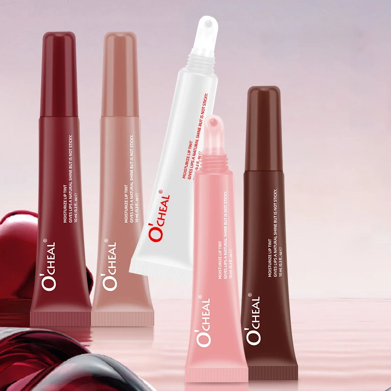 Lucidalabbra idratante, colori vivaci, impermeabile, resistente al sudore e antiaderente alla tazza, creazione di un trucco labbra luminoso