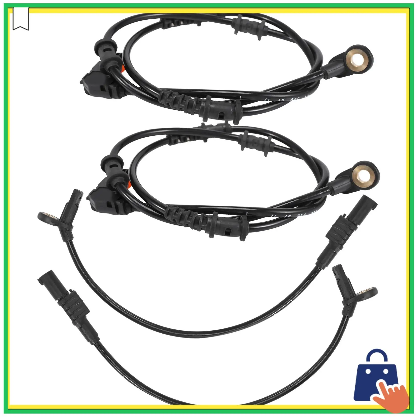 

Advanced SET(4Pcs) Front Rear ABS Wheel Speed Sensor For Mercedes-Benz W164 ML350 ML320 GL350 GL450 R350 1645400717+1645400917