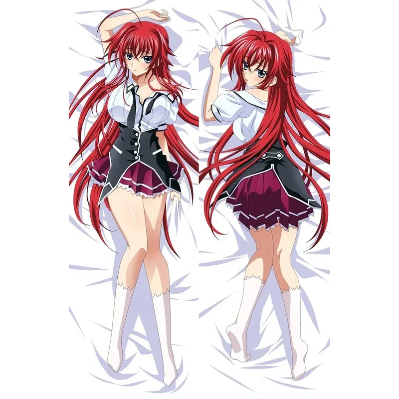 أنيمي الجسم المخدة المدرسة الثانوية DxD رياس جريموري Himejima Akeno إيرينا شيدو Dakimakura كيس وسادة الطباعة على الوجهين