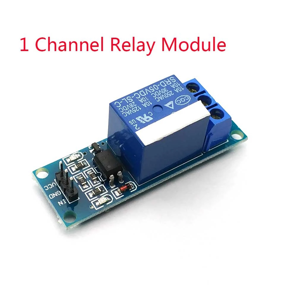 1 Channel 5V 12V Relay Module with Optical Coupling Isolation Relay MCU Expansion Board High / Level Trigger