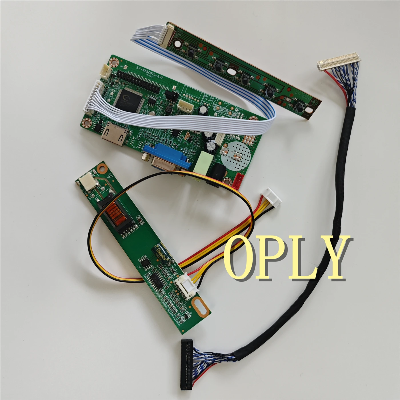 Zestaw płyty kontrolera 58C z HDMI i VGA do paneli LCD CLAA154WB CLAA154WB05A CLAA154WB05AN CLAA154WB03AN, 15.4 cala, 1280x800