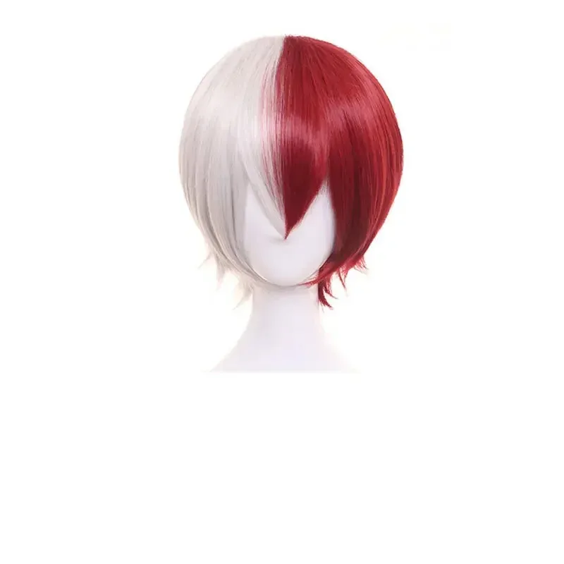 CyHot Anime My Hero Academia Boku No Hero Academia Todoroki Shoto Cosplay disfraz Top pantalones cinturón Halloween peluca Cosplay disfraces