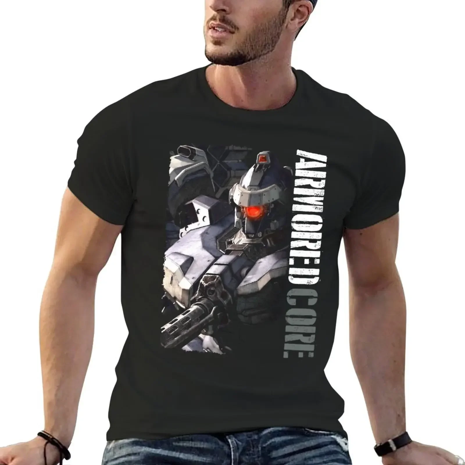 

ARMORED CORE T-Shirt rapper graphic tees blacks customs design your own quick-drying mens cotton t shirts