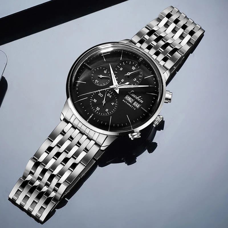 42mm Classic Fashion Automatic Mechanical Watch Calendar Luminous Waterproof Stainless Steel Selfwinding Mens Watch Luxury Watch