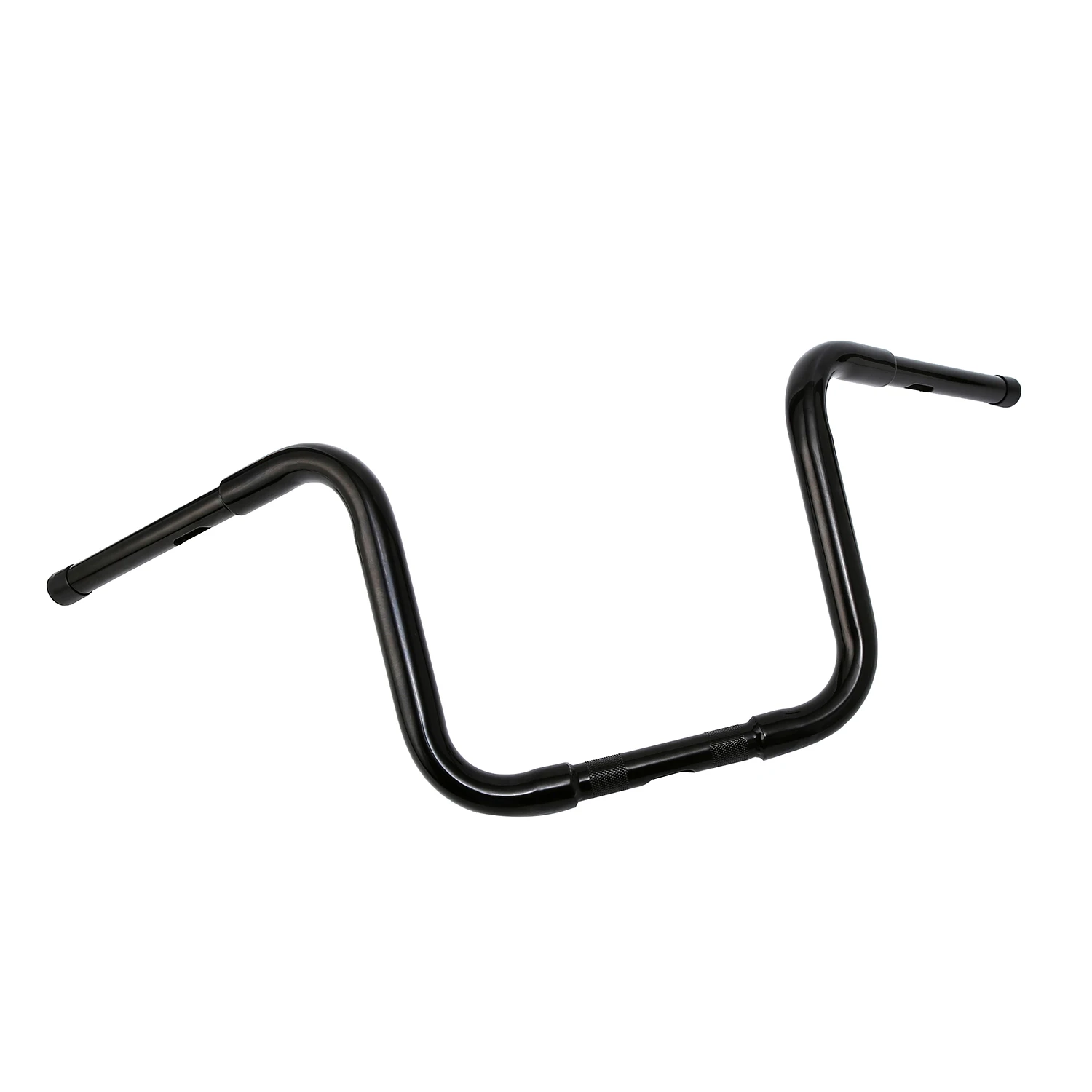 12 \'\'Rise 1.25\'\' Ape Hanger manubri Fit Harley Sportster XL883 1200 FLST FXST nero lucido