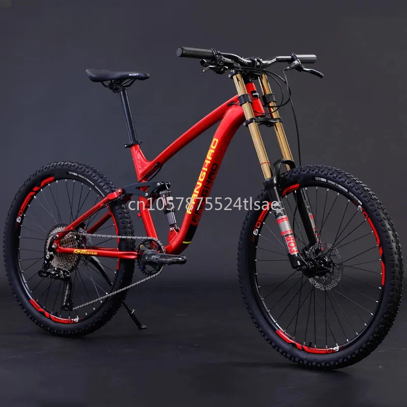 

26 / 27.5 inch alloy frame full suspension 33 speed mountain bike