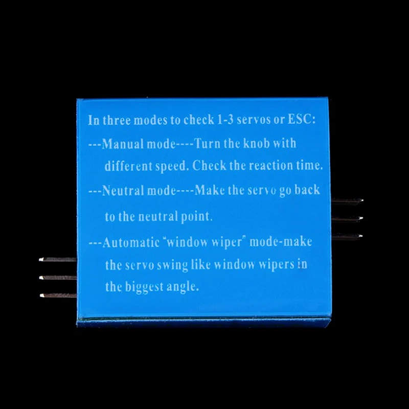 Testeur multi-servo 3CH ECS, contrôleur de cohérence de vitesse, canaux d'alimentation, compteur CCPM pour modèles de drones, voitures, bateaux et avions RC