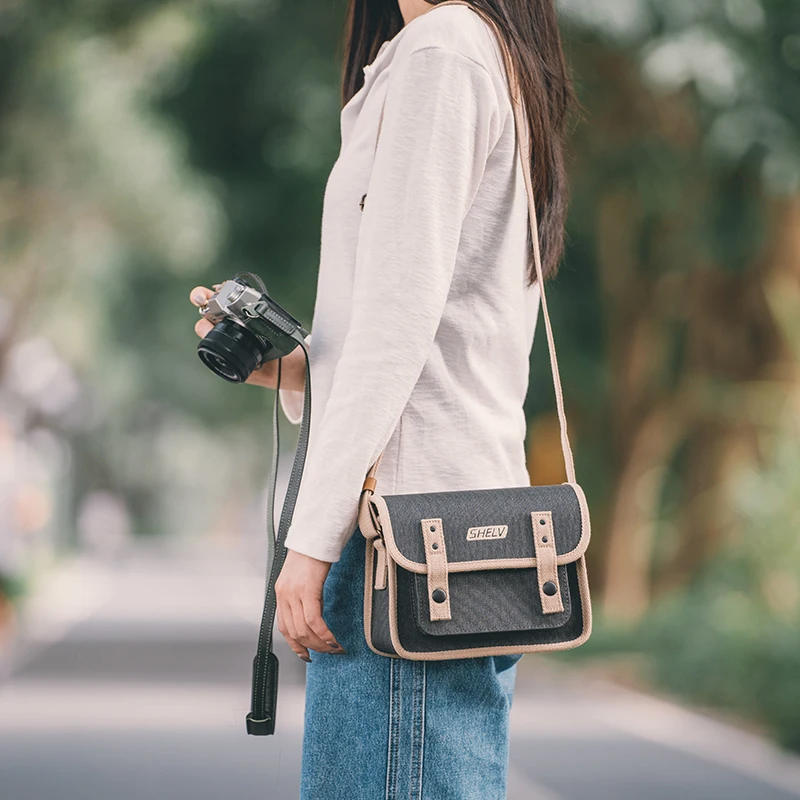 For Fuji XS20 xt30 Single Shoulder Camera Bag Canon r10 r50 Micro Single Bag Sony A7m4 Backpack Nikon ZF z30 Photography Bag