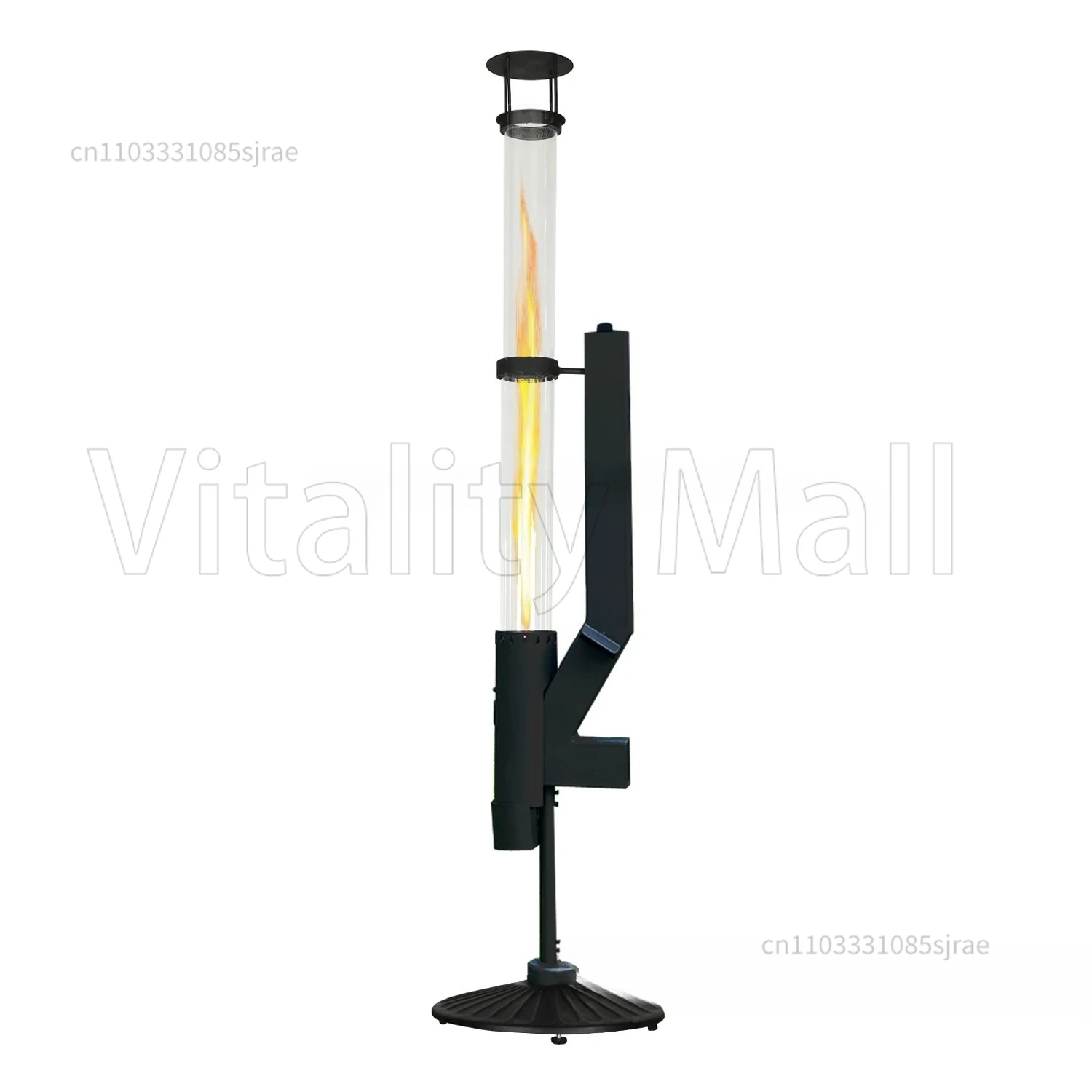

OPS1006A Outdoor Modern Non-Power Automatic Feeding Patio Pellet Heater Rocket Pellet Stove For Camping Outside