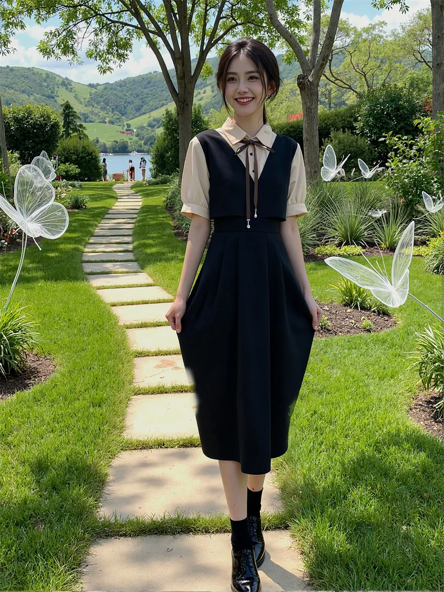 Vestidos longos femininos para mulher casual manga curta verão envolto drapeado em cascata em camadas baggy oversized slouchy fácil