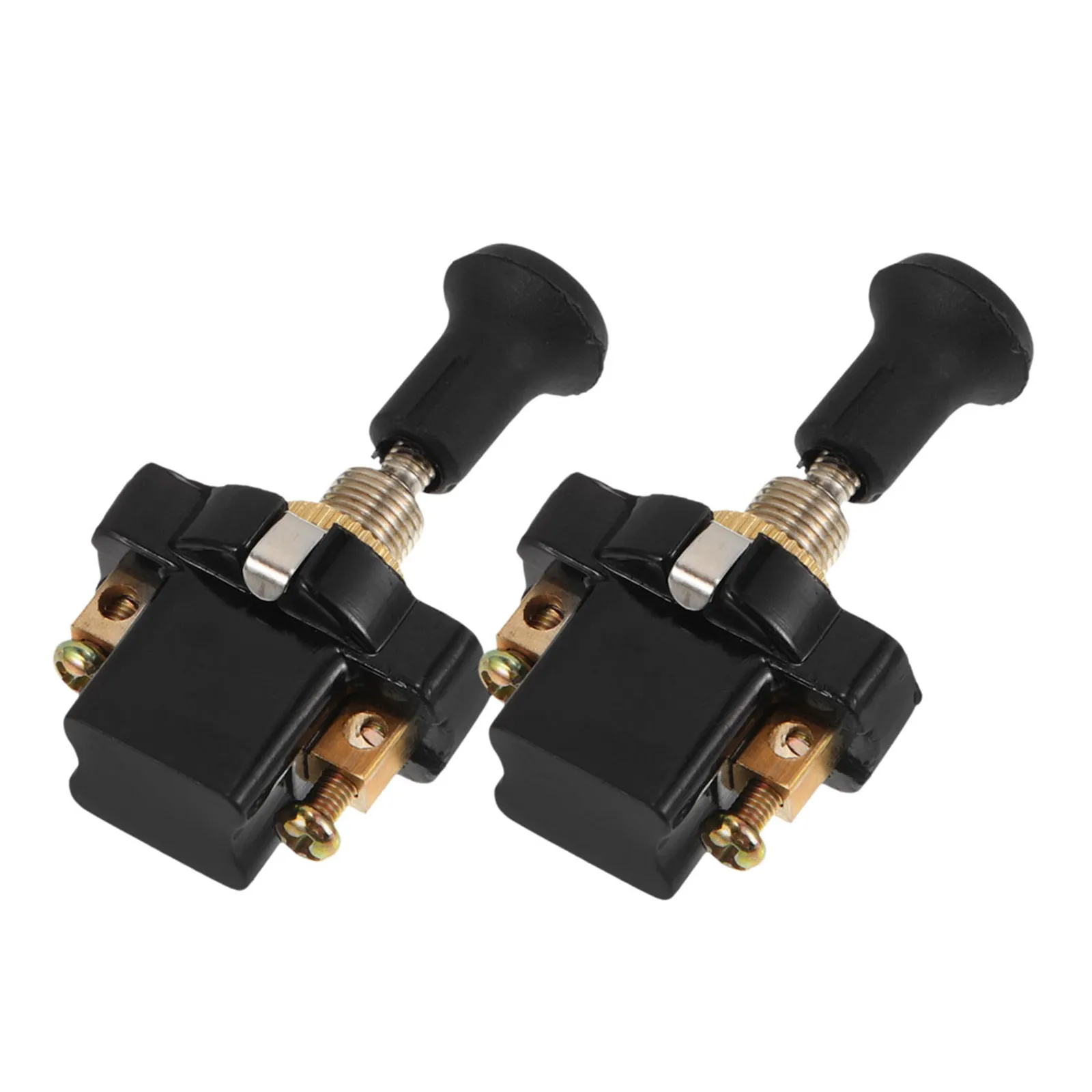 2Pcs Headlight Switch Universal Auto Pull Switch 12V 24V Motor Start Truck Modification Lighting Control