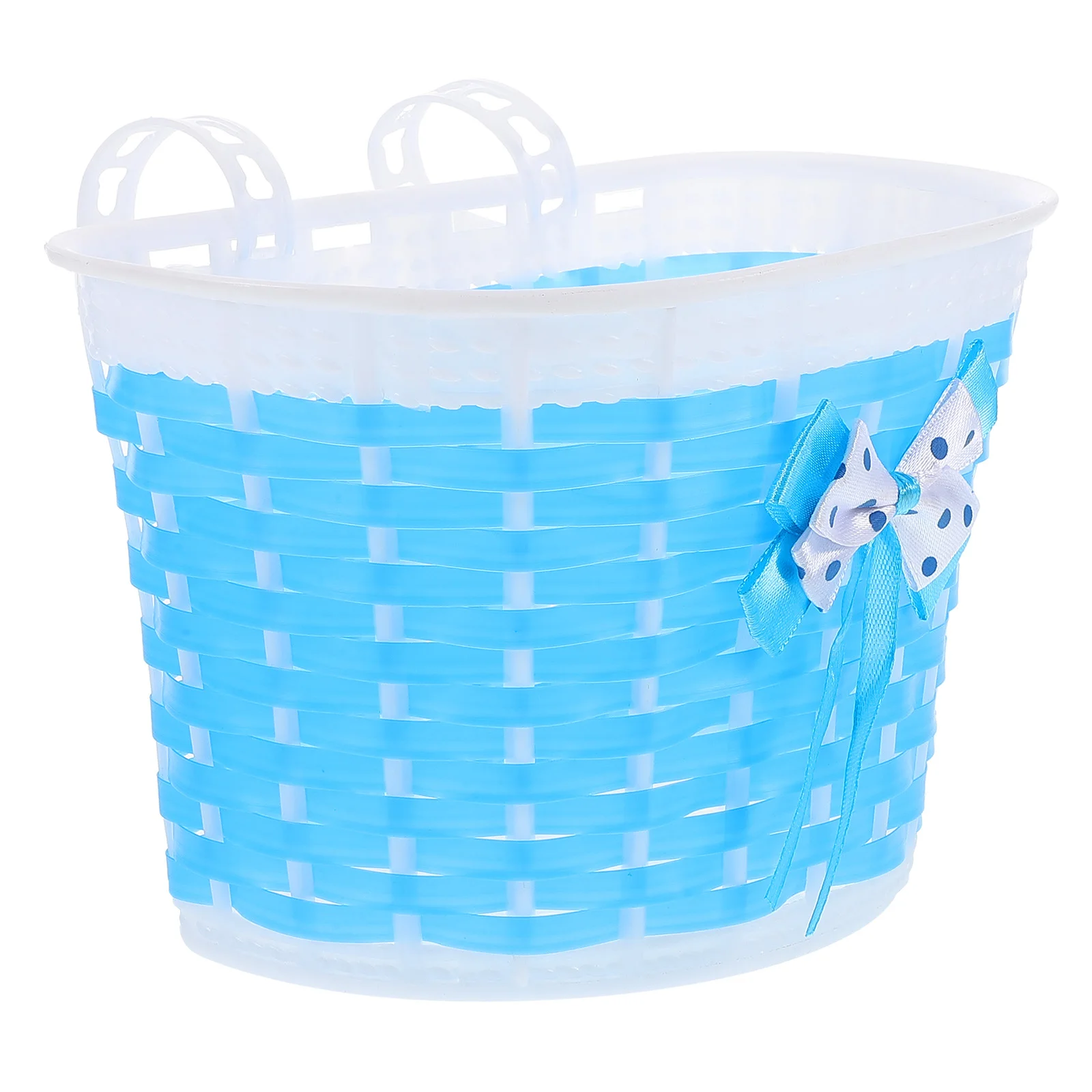

Bike Basket Bicycle Toddler Front Plastic Kids Adult Bikes Durable Spacious Easy Installation Storage Organizer
