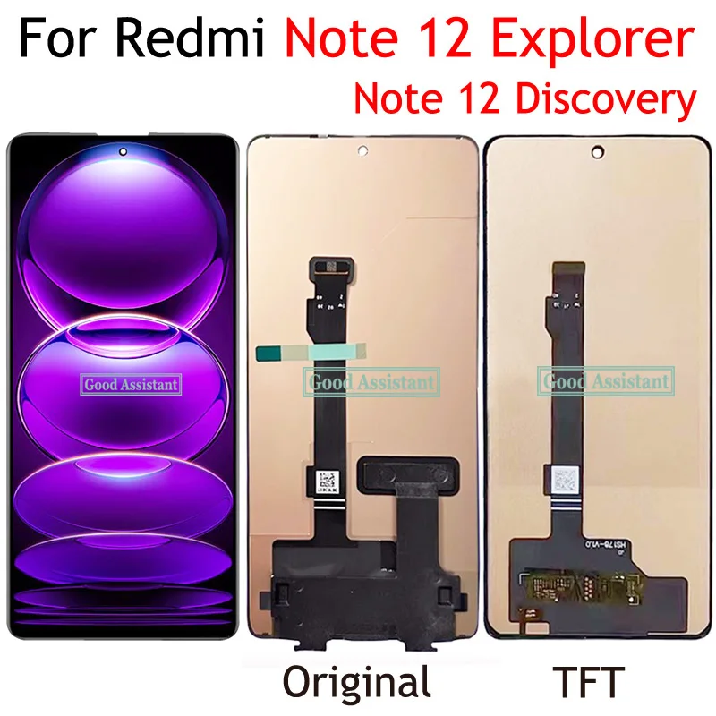 Oled 6.67 inch For Xiaomi Redmi Note 12 Explorer Discovery LCD