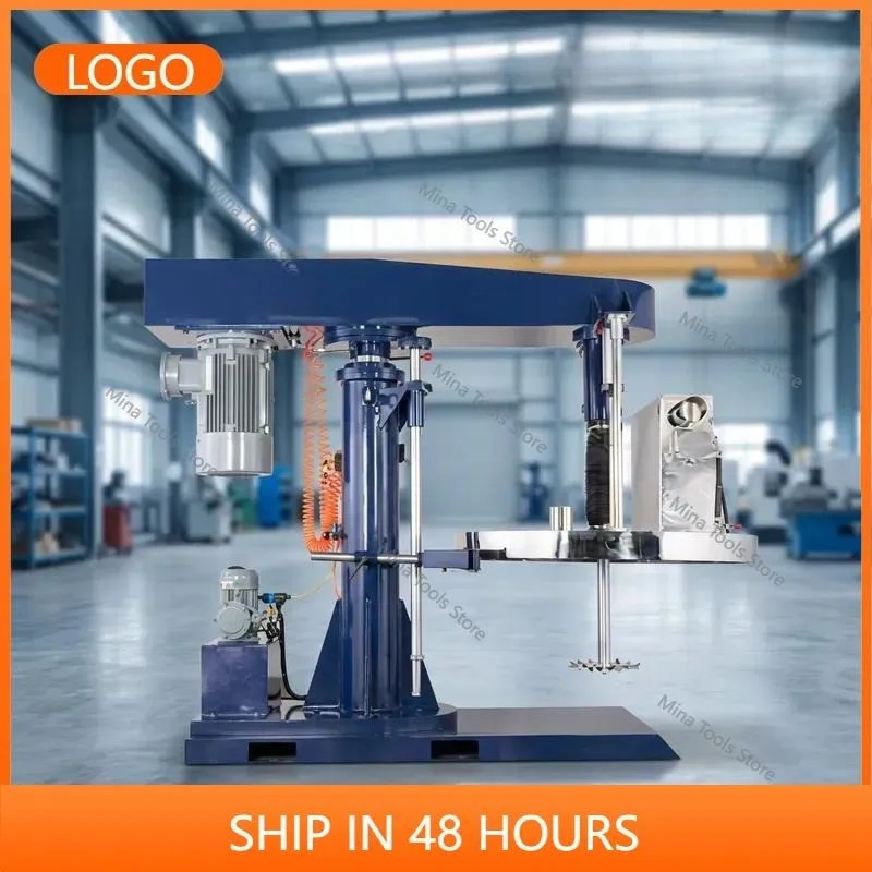 Hot Sale SUS304 High Speed Vacuum Motor Disperser 1500RPM Paint Mixing Machine for Latex Paint Pigment Food Colloid