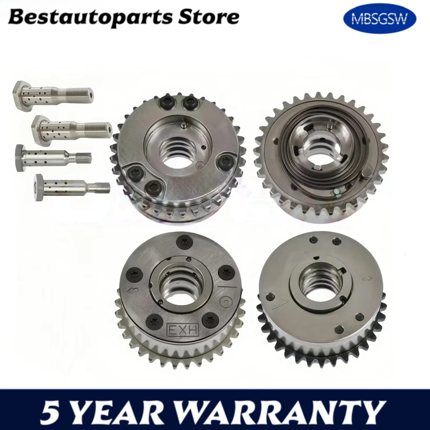 

Engine Camshaft Phasers Solenoid VVT Gear Fit 3.6 L V6 GAS For 16-24 Jeep Gladiator Dodge Chrysler Voyager Ram ProMaster 3.6L