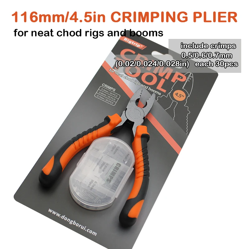

1Set Carp Fishing Tool Crimping Pliers For Neat Chod Rigs And Booms Fit Fluorocarbon Stiff Link Crimps 0.5/0.6/0.7mm Accessories