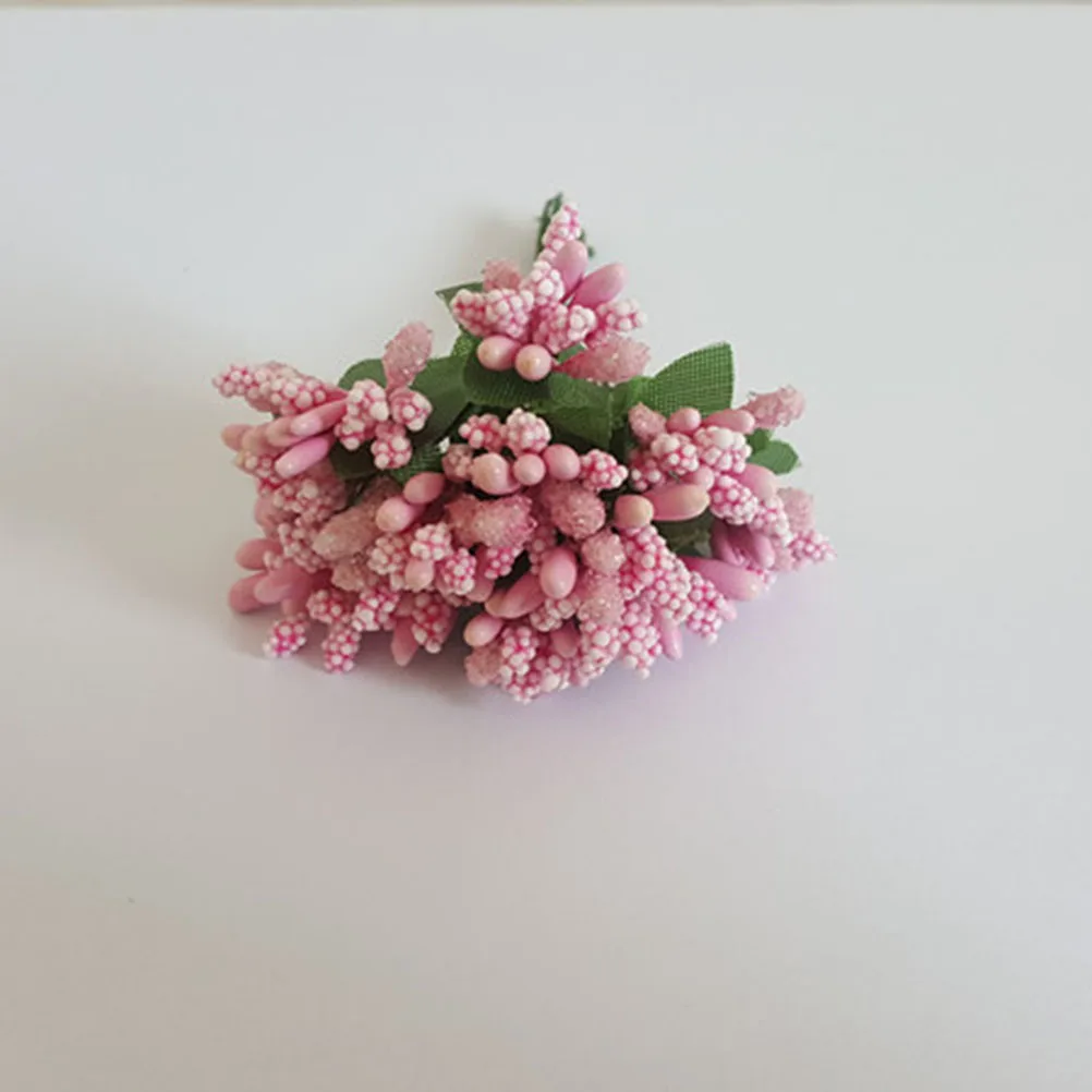 

12 Pcs Simulated Berries Decoration Artificial Berry Stem Bouquet Lifelike Wedding Party Church DecorFake Fruit