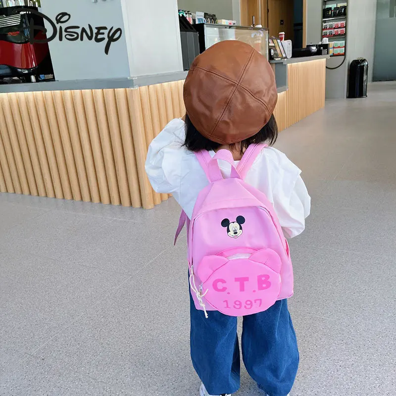 Disney Mickey Children's Backpack Fashion High Quality Student Backpack Casual Versatile Multifunctional Storage Backpack