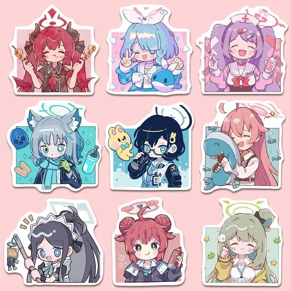 

88 шт., аниме, синие архивные наклейки, водонепроницаемые наклейки «сделай сам», телефон, ноутбук, багаж, гитара, чашка для ноутбука, мультяшные наклейки, детский подарок