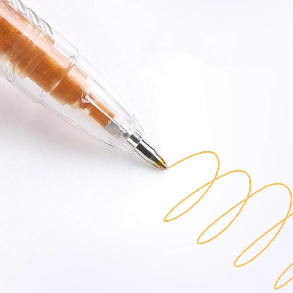 Scripture Refill Portable Pen Refills Glitter Gel Come Dedicated Copying Ink Golden Plastic For Pens Neutral