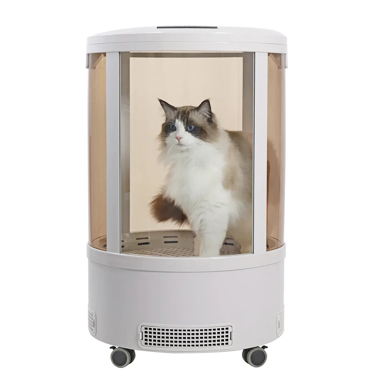 Full Transparent Visible Front Gate Pet Drying Cabinet 1650W 19 Minutes Drying A Ragdoll Pet-drying Cabinet