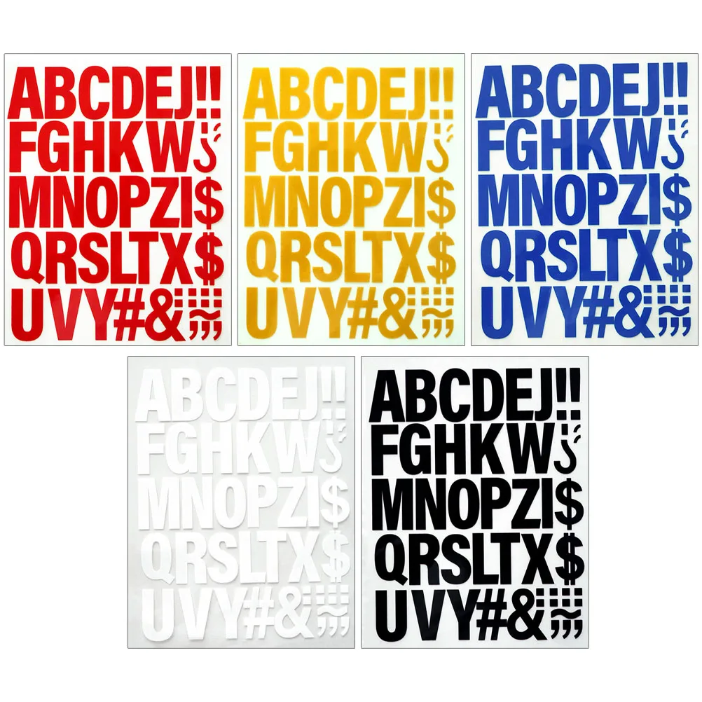 

5pcs Heat Transfer Letters Iron On Patches for Clothing DIY Flocking Material Embroidered Appliques Craft Supplies
