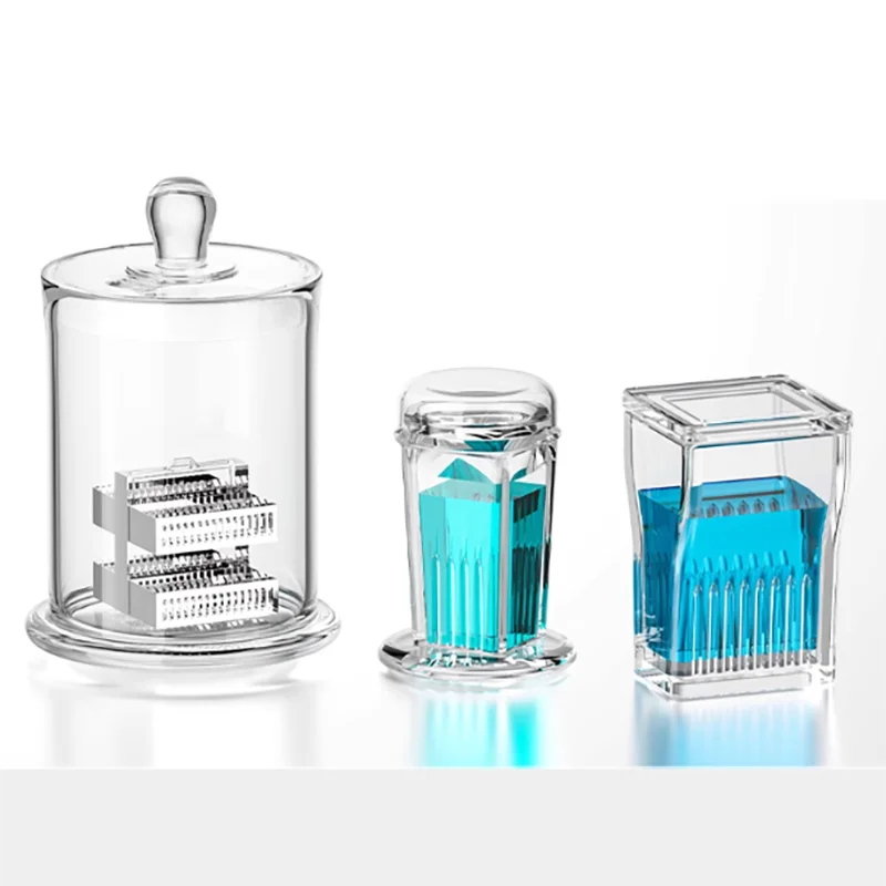 

Glass dyeing cylinder 5/9/10/26/30/60 glass slide staining cylinder Dyeing rack Vertical horizontal circular For chemical labora