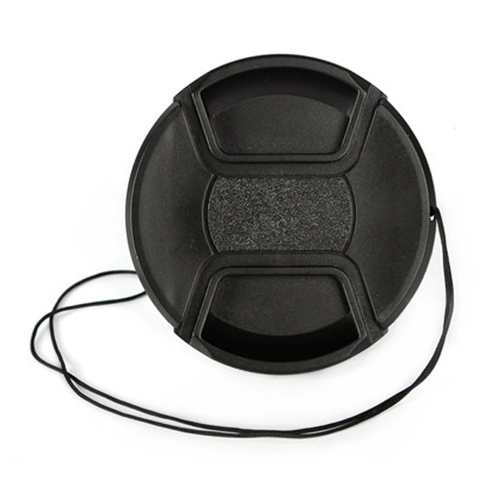 40,5/43/49/52/55/58/62/67/72/77/82mm tapa de lente frontal de cámara a presión Protector sin palabras adaptador de tapa de lente accesorios de cámara