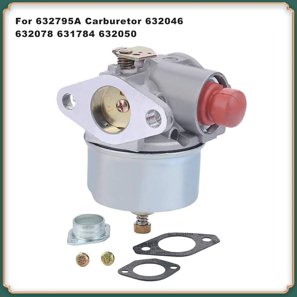 

Replacement Carburetor for Snow Blowers - Compatible with Part Numbers 632795A, 632046, 632078, 631784, 632050