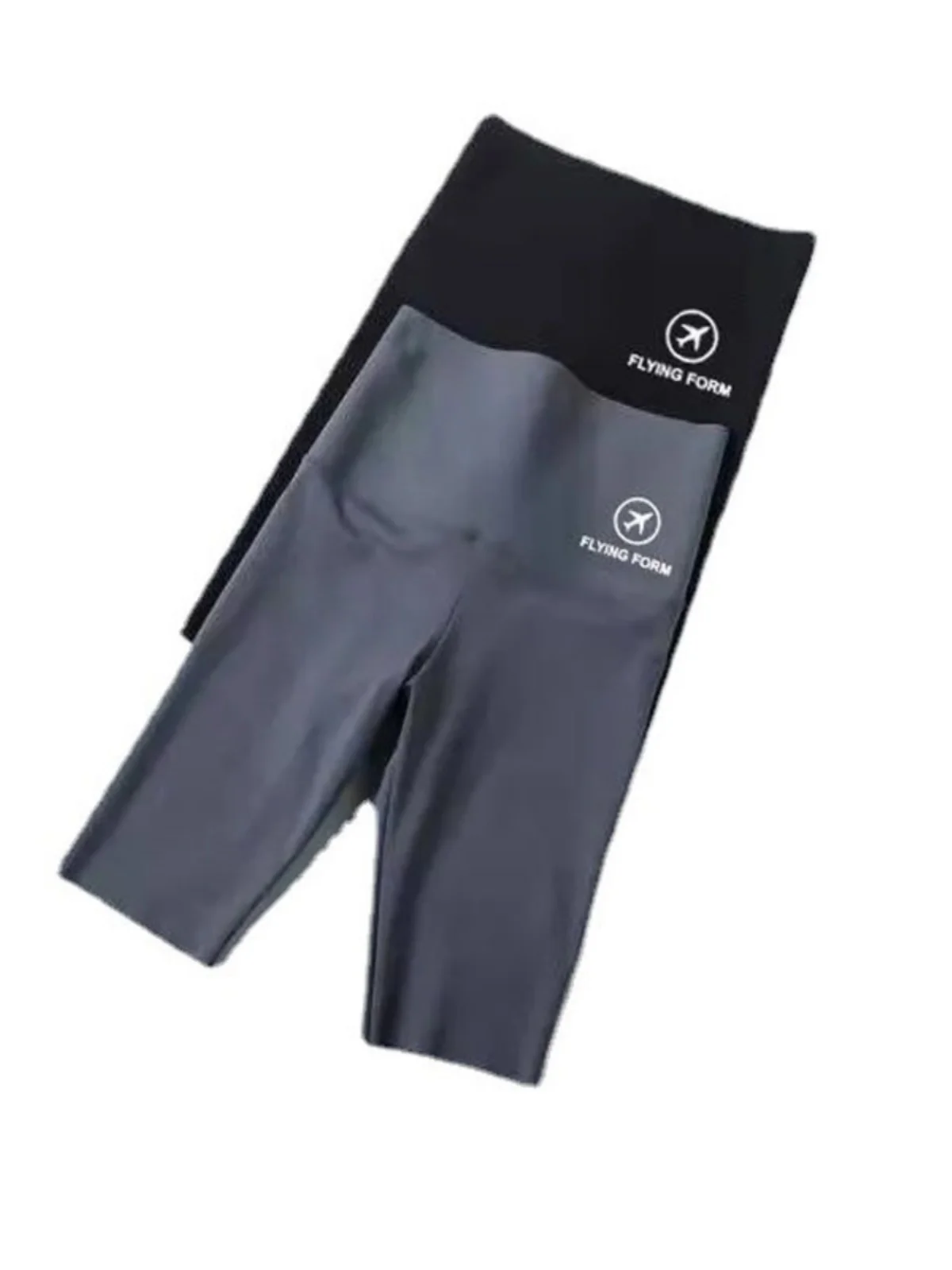 

Summer Thin Five-Point ark Skin Pants Women's Se Pants Anti-Light Cycling Aircrt Yoga Bot Leggings Faionable La...