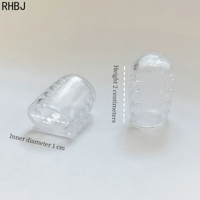 RHBJ Transparent Silicone Toe Caps Anti-Friction Breathable Toe Protector Prevents Blisters Toe Caps Cover Protectors Foot Care