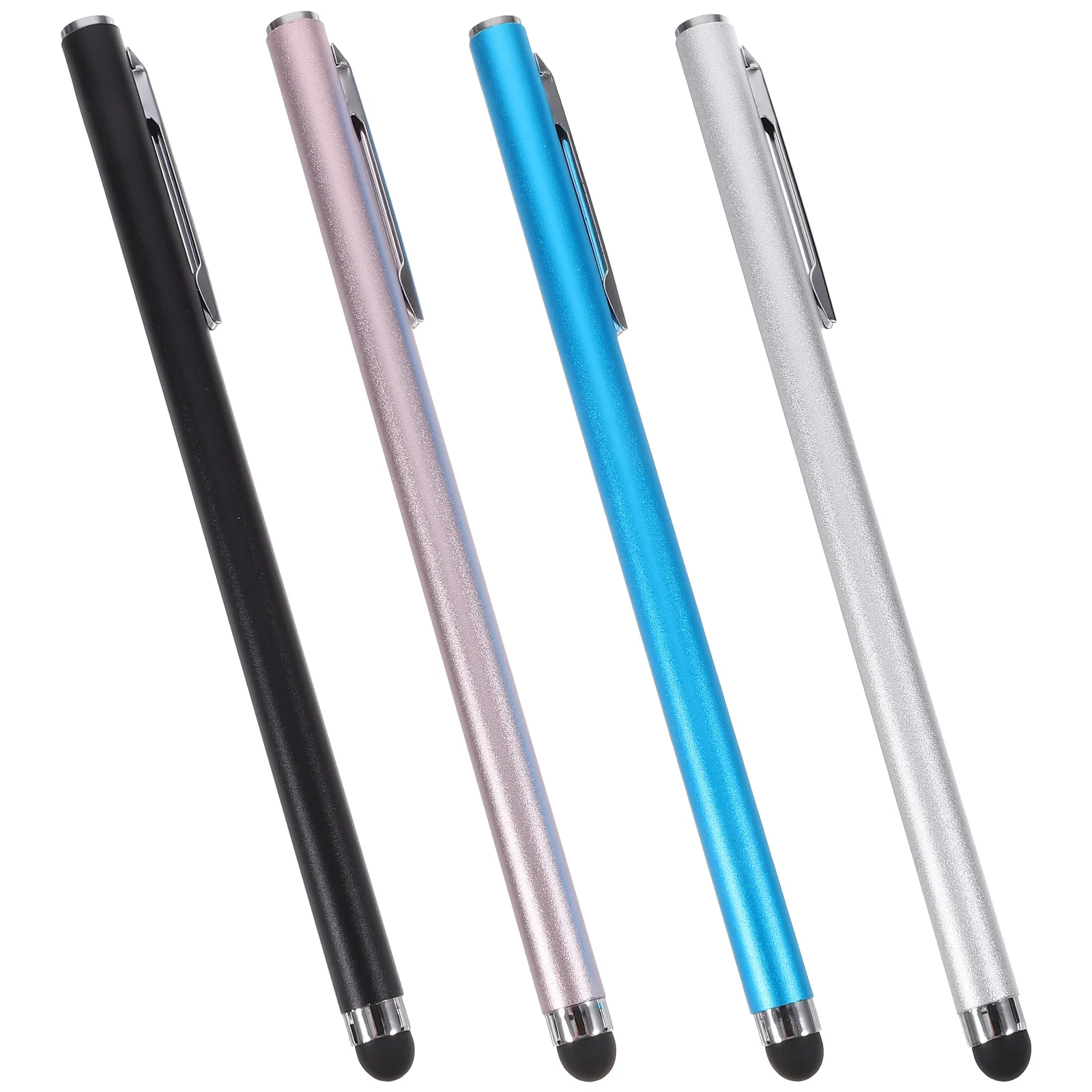 4 Pcs Capacitive Touch Screen Digital Pencils Phone Screen Universal Tablet Cloth Head (replaceable Head) Creative Electronic