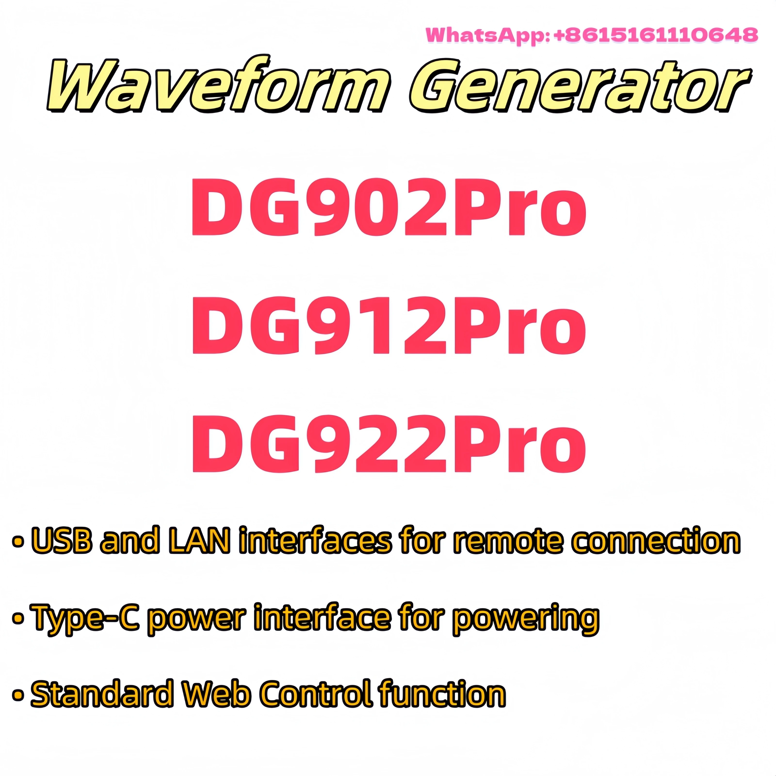 DG902 Pro DG912 Pro DG922 Pro, 2 Channel, 70MHz 150MHz 200 MHz , Function Arbitrary Waveform Generator ,signal generator