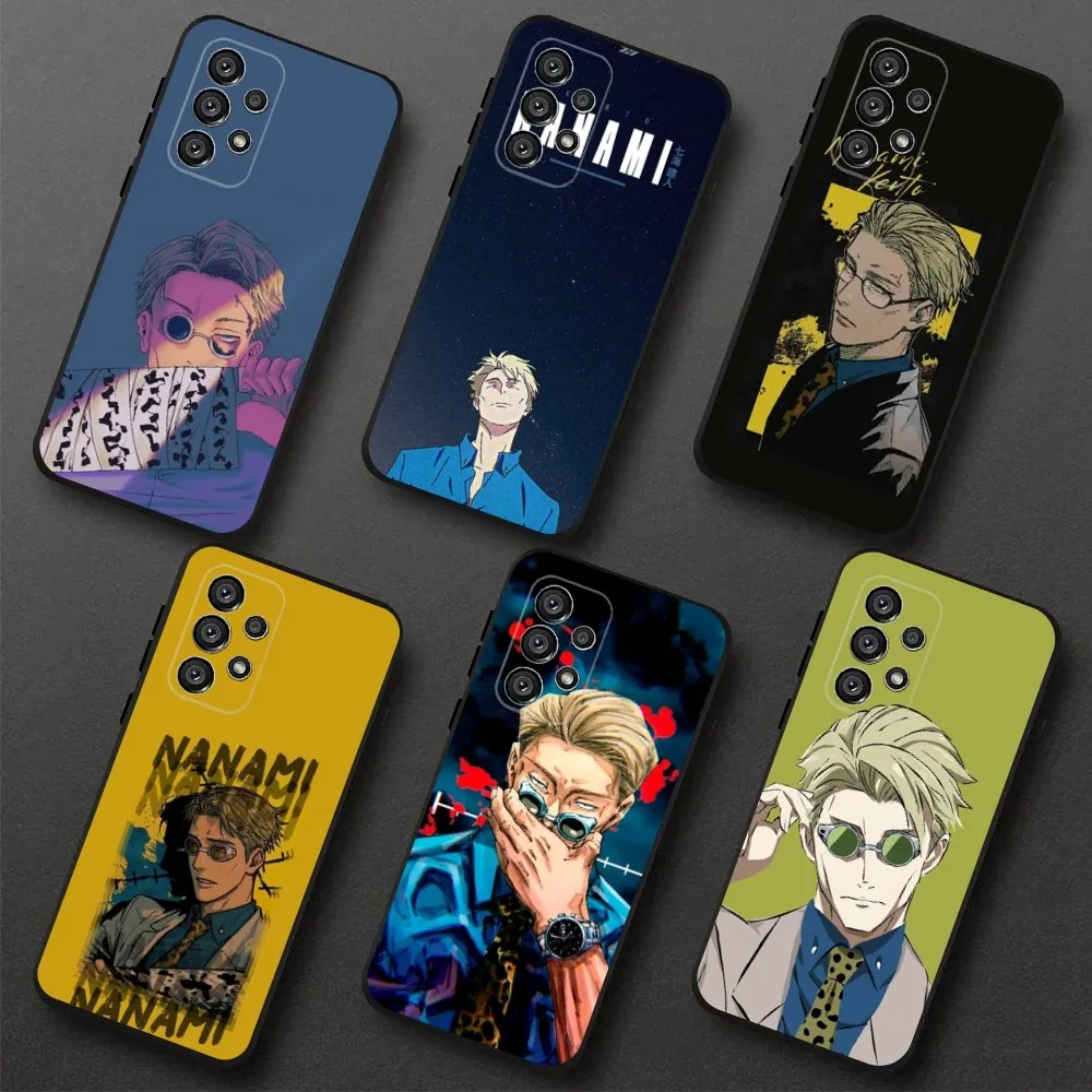 

Kento Nanami Jujutsu Kaisen Phone Case For Samsung Galaxy A20,A21s,A22,A31,A32,A52,A53,A72,73,A80,A91 Soft Black Cover