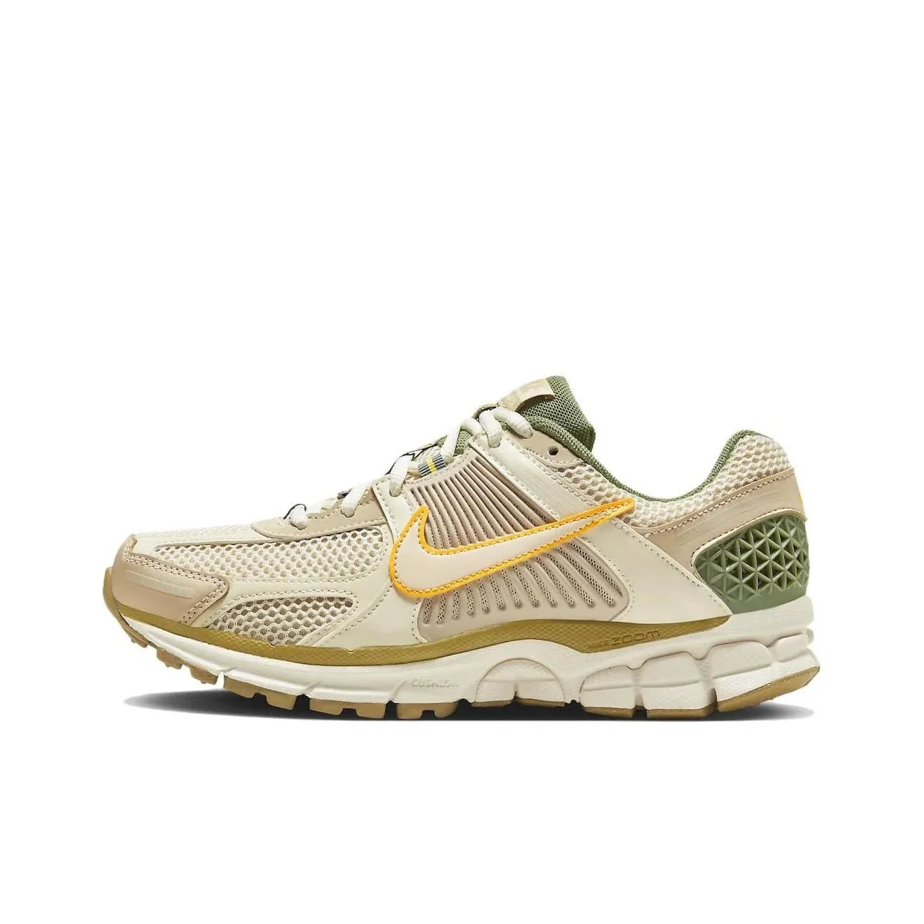 Nike Zoom Vomero 5 Low-Top Running Shoes Women's Off-White/Yellow-Green FQ6868-181