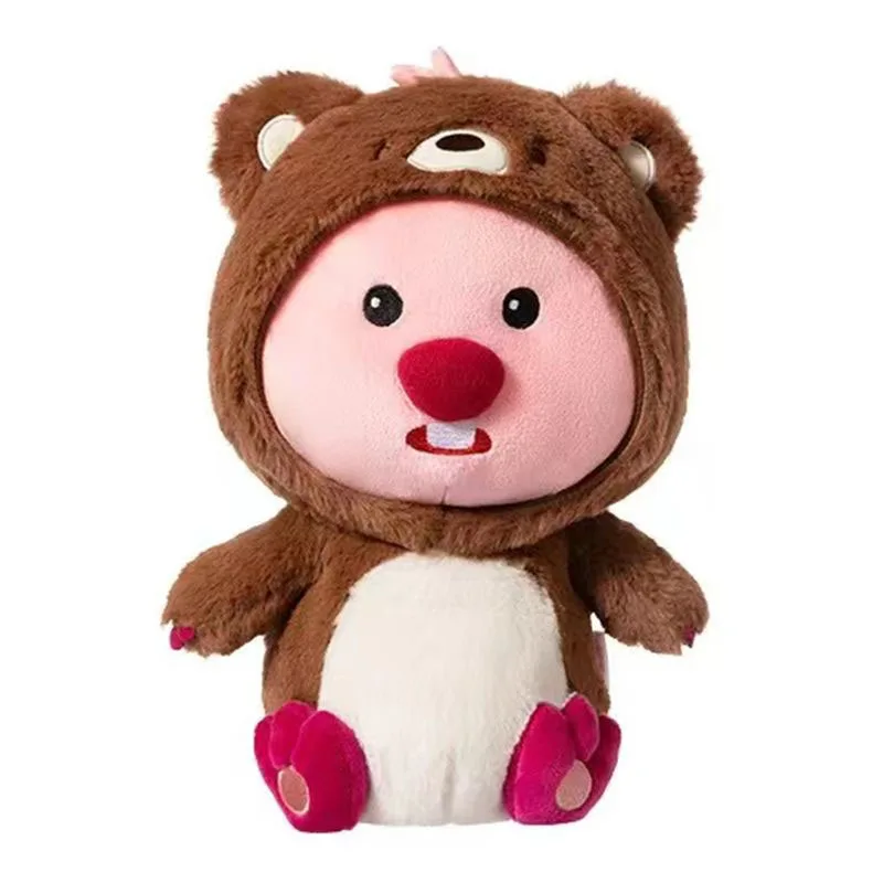 Miniso urocza Zanmang Loopy lalka kreskówka Cosplay z kokardą królik lalka miś miękka wygodna pluszowe zabawki Kawaii dla prezenty urodzinowe dla