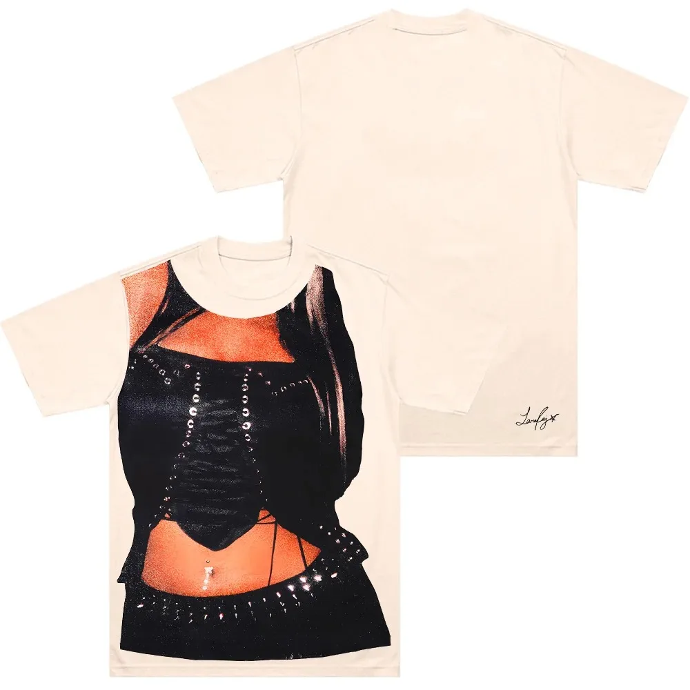 KATSEYE periféricos divertidos MANON Lara Daniela camisetas con estampado gráfico hombres mujeres cuello redondo algodón camisetas cómodas Casual Harajuku Top