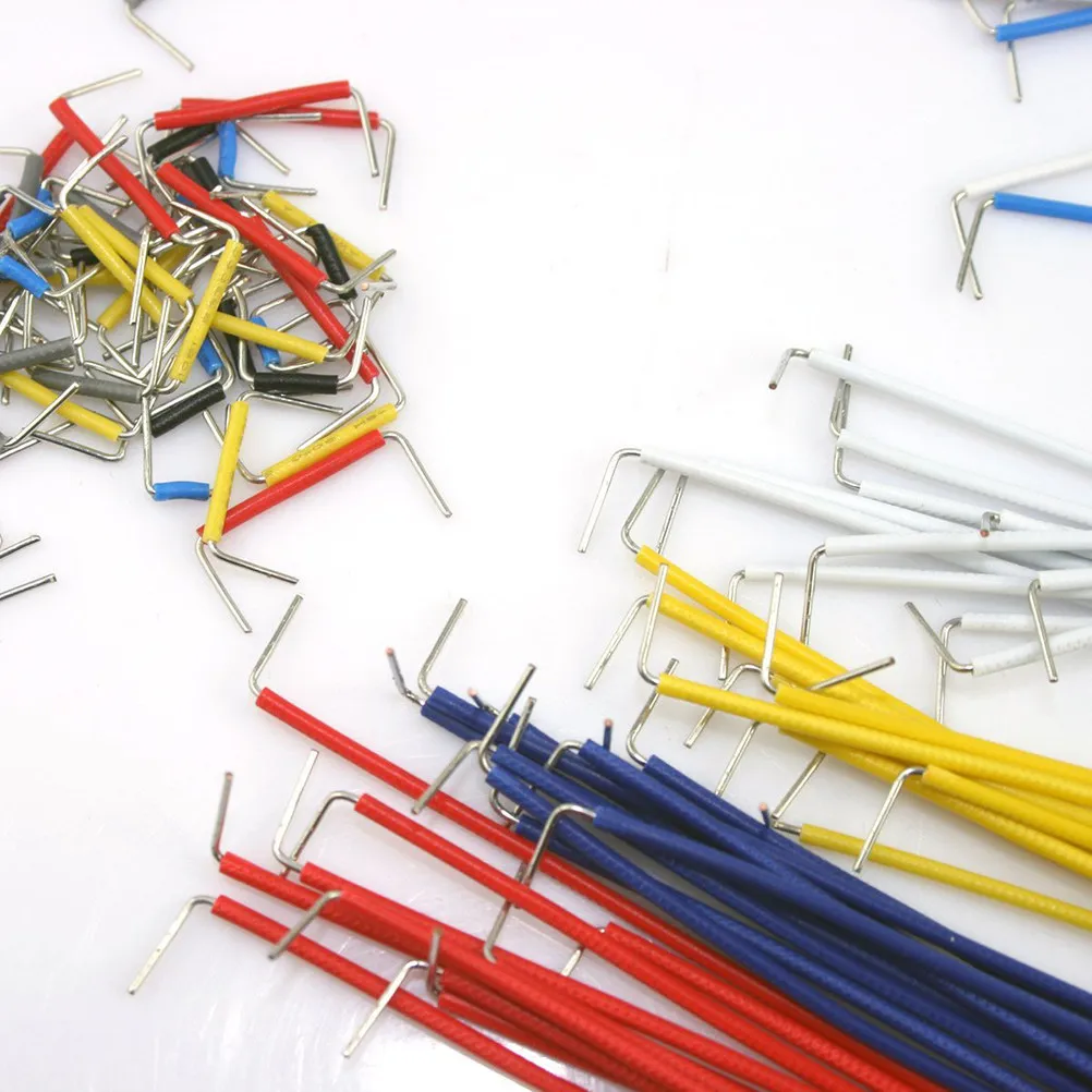 

140Pcs Breadboard Jumper Cables 14 Lengths Plastic Metal Wire Kit Pre-Stripped Pre-Formed Storage Box for Electronics