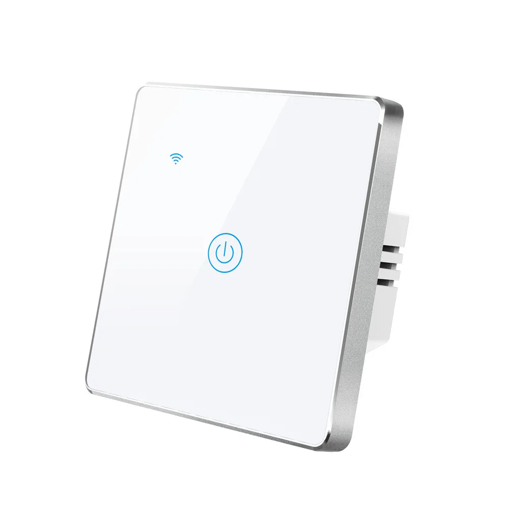 Europäischer britischer Standard 86 mm Zigbee Smart Wifi Switch Modern Zero Fire Wire Metallrahmen Handy-Fernbedienungsstecker