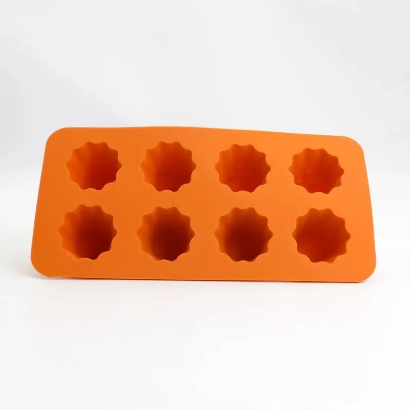 

Reusable Ghost Jello Mold Orange Easy To Clean Silicone Chocolate Mold Homemade Halloween Ghost Baking Mold for Gummy Candy
