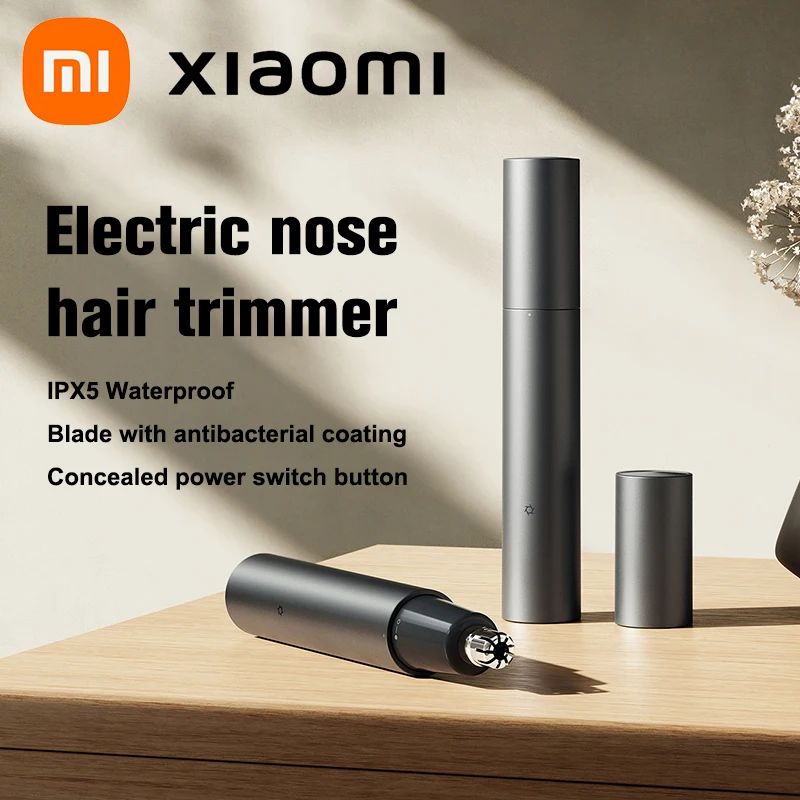 Xiaomi Mijia Electric Nose Hair Trimmer Portable Nose Ears Hair Eyebrow Trimmer for Men Rechargeable Painless Clippers