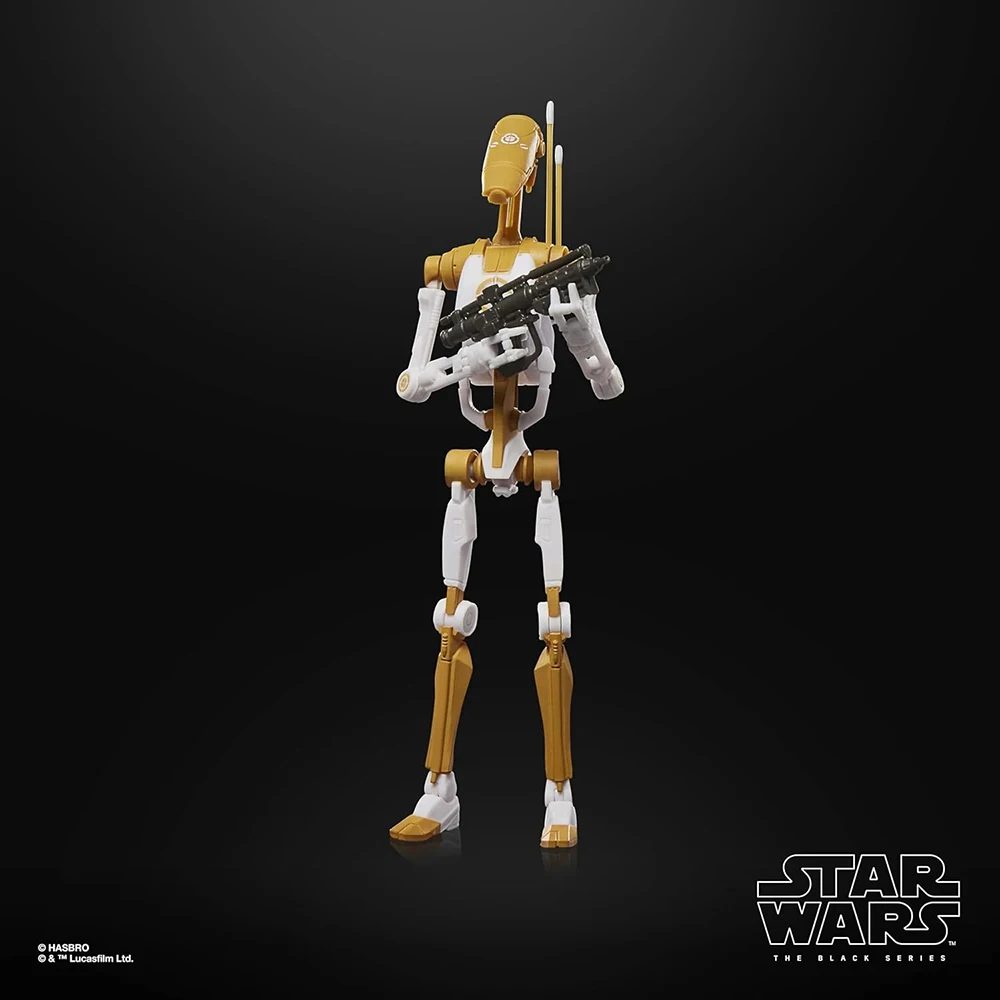 Hasbro Star Wars The Black Series Phase I Assault Trooper (Coruscant Guard) & Battle Droid Officer (Training) 2-Pack-Set Toys