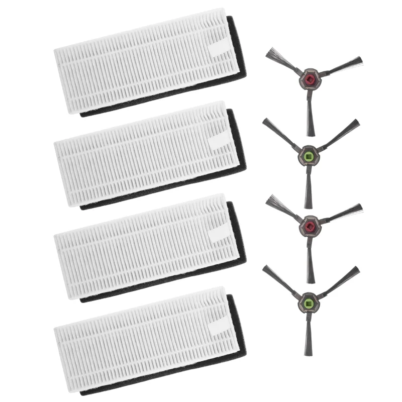 M04K استبدال فرشاة جانبية فلتر HEPA ل Ecovacs Deebot U2 DGN22 جهاز آلي لتنظيف الأتربة اكسسوارات أجزاء