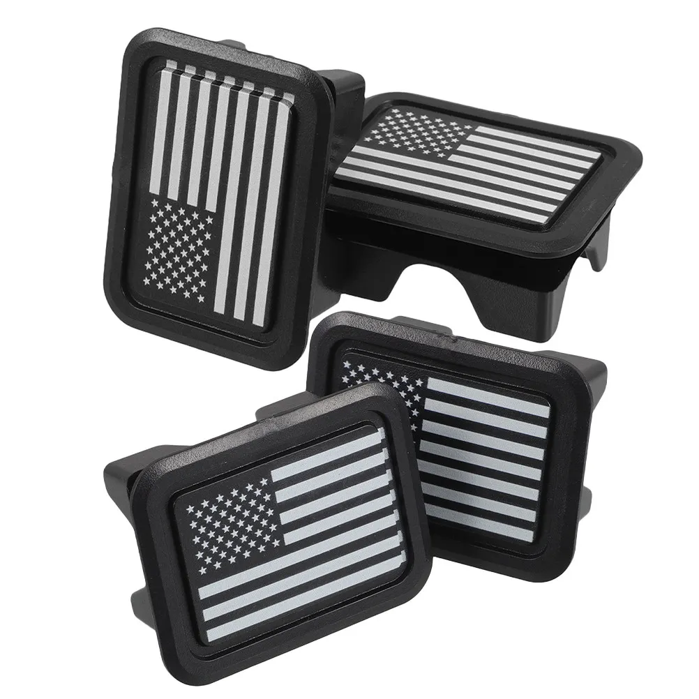 

4Pcs Bed Rail Stake Pocket Covers Heavy Duty ABS Truck Bed Rail Hole Plugs for RAM 1500 2500 2019-2021 Pickup Truck Rear Pocket