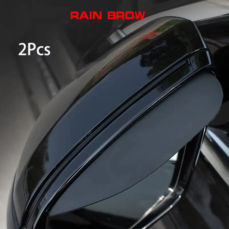 

Car Accessories Car Rearview Mirror Rain Eyebrow 1pair Universal Silicone Rainproof Auto Rearview Mirror Rain Visor Shade Cover
