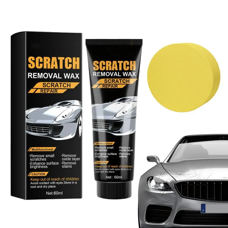 

Car Scratch Eraser Rubbing Compound Fast Easy Safe Multifunctional Ultimate 60ml Scratch Remover For Vehicles Auto Polish